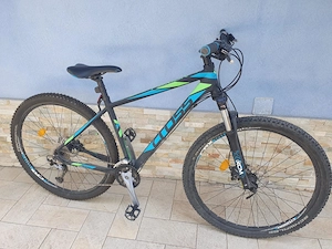 Vand Bicicleta CROSS Fusion Man 29 Negru Albastru Verde 460mm