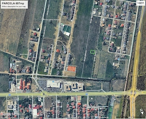 Parcela intravilan constructii 607mp la intrare in Mosnita Noua!