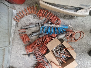 Pistol pneumatic și mufe
