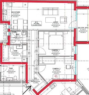 Apartament 3 camere, constructie cu CF, intermediar, zona strazii Horea - imagine 3