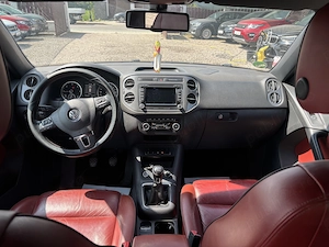 VW Tiguan 2.0 TDI 4x4   Piele Roșie   Exclusiv - imagine 7