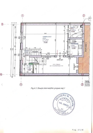 Apartament cu 3 camere pe 2 nivele zona Centrala Piata Abator  - imagine 19