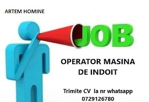 Operator masina automata de indoit 