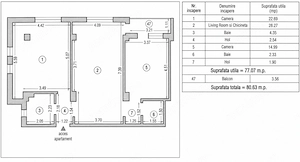 Apartament 3 camere LIDL - Km 5, loc de parcare, comision 0% - imagine 5