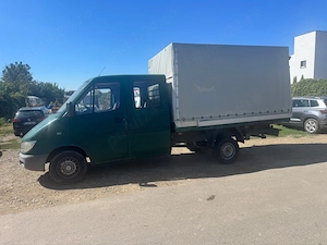 Mercedes Sprinter 311 CDI Doka (7 locuri)   Impecabil tehnic   Benă 3.30m, Prelată Nouă   