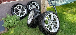 Jante aliaj R17 5x112 Originale Vw.Audi.Skoda.Seat. Anvelope iarna .3 - imagine 2