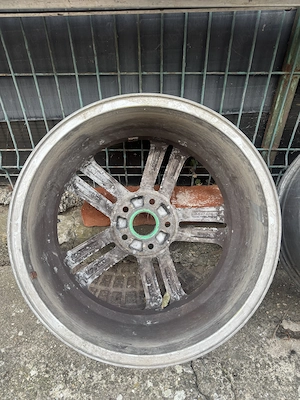 Jante aluminiu 18" model deosebit, 5 spite duble, compatibile Audi, VW, etc - imagine 5