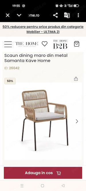 Scaune terasă 