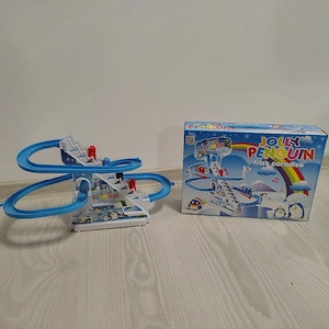 joc copii Jolly penguin si Slide track toys