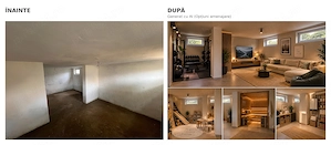 Casă cuplată cartier Henri Coandă, D+P+1E+M, 196 mp desfășurați, demisol compartimentat + mansardă î - imagine 6