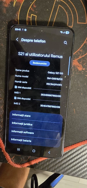 Samsung Galaxy S21 5G    8GB RAM   256GB  Gray