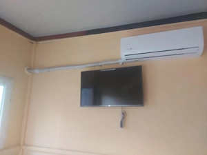 Pachet complet   container locuibil + căsuță lemn 24 mp + 5 panouri solare + generator + piscină - imagine 3