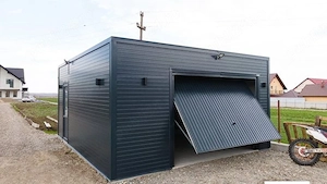vând garaje auto din panou sandwhici pe structura metalica 