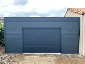 vând garaje auto din panou sandwhici pe structura metalica 