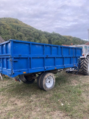 Remorcă basculabilă hidraulic 4x2 m - Acte la zi, CIV, RAR efectuat - imagine 4