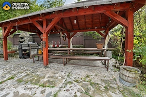 Casa din lemn P+M 191 mp, teren 2.199 mp, Almas - Garcina, zona retrasa - imagine 11