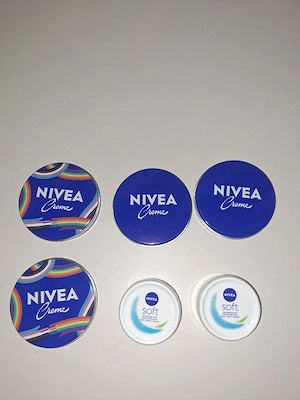 Crema Nivea clasic 75ml si Nivea soft 50ml, 5 lei bucata