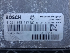 Chit Pornire Calculator Iveco Daily 3.0 150 cai din 2010 E4 cod:0 281 012 193 - imagine 5