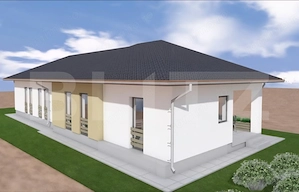 Casă în stil mediteranean de vânzare în Corunca – 120 mp utili - imagine 2