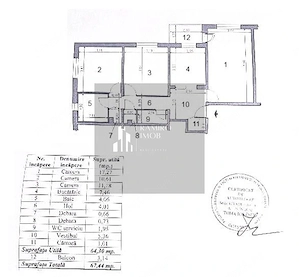 Apartament 3 camere decomandat -10 minute de metrou Aparatorii Patriei - imagine 3