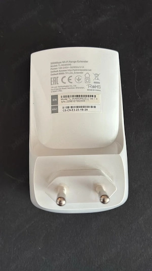 Extender WiFi TP-Link TL-WA850RE N300 300 Mbps   stare foarte bună - imagine 3