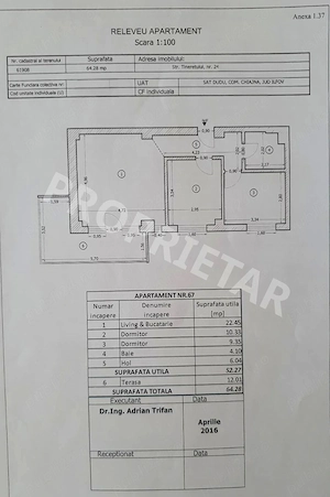 Proprietar - apartament 3 camere Militari Residence