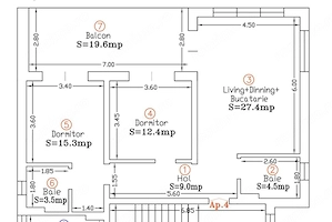 Apartament 3 camere 2 bai | terasa 20 mp | Drumul Boilor | Mosnita - imagine 4