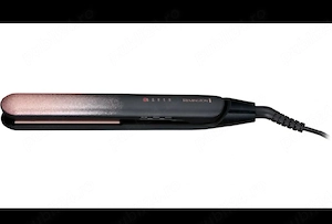 Placa de par Remington S5305, invelis ceramic, 110 mm, afisaj digital cu 9 setari, cablu rotativ