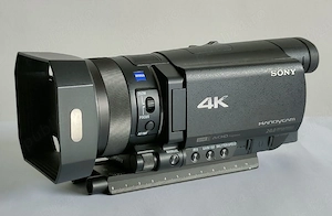 Cameră video Sony FDR - AX100e bonus 2 acu NP FV-100, mounting shoe, încărcător - imagine 4