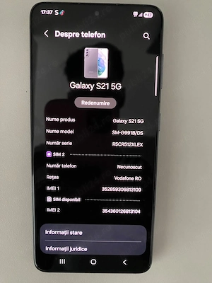 Samsung galaxi s21 stare perfecta arata impecabil - imagine 5