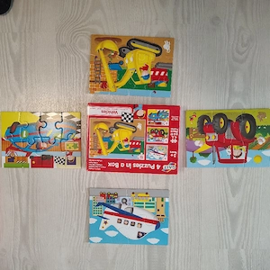set puzzle copii 1-4 ani
