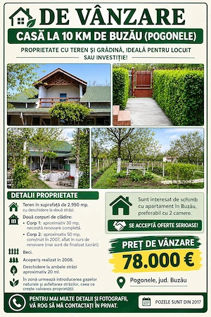 Schimb  Vanzare casa 