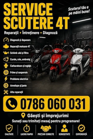 service,reparatii scutere 
