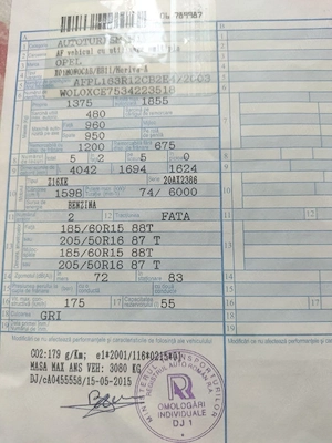 dezmembrez Opel meriva a 1,6 16v - imagine 3