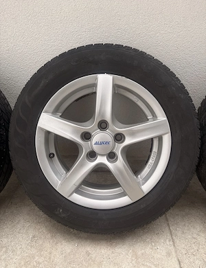 Vand set jante aliaj 14x5.5+cauciucuri - imagine 4