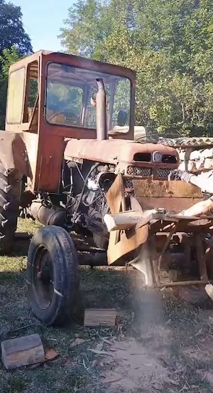 Vand Tractor funcțional U650 și remorcă - imagine 2