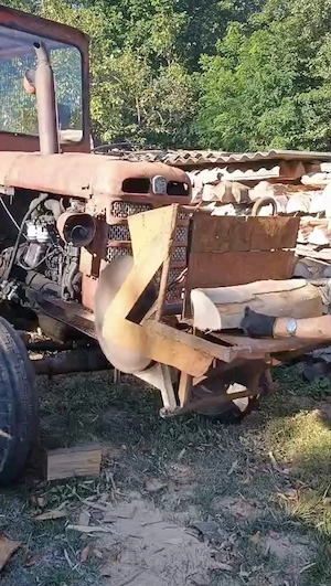 Vand Tractor funcțional U650 și remorcă - imagine 4