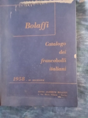 Catalogo bolaffi dei francobolli italiani ed 1958