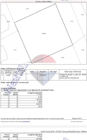 Teren intravilan 512 mp pentru construcție în Angarul de Jos – Medias - imagine 13