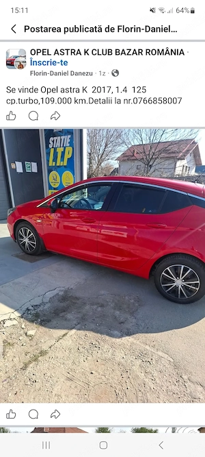 Opel Astra KARL 2017 - imagine 3