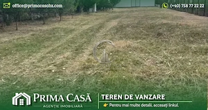 Teren intravilan in Vernesti/BZ ~ S=1850mp cu 17m deschidere la DN10 ~