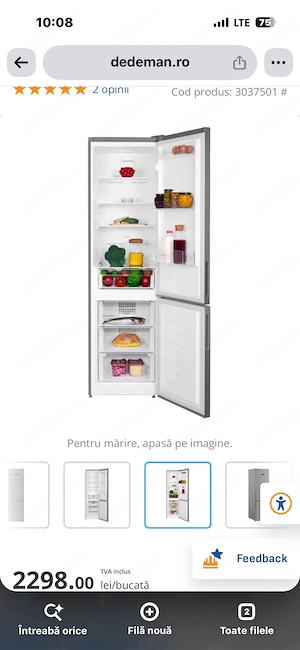 Combina frgirifica arctic full no frost - imagine 2