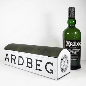 Whisky whiskey Ardbeg 10 ani Editie Warehouse cutie metalica