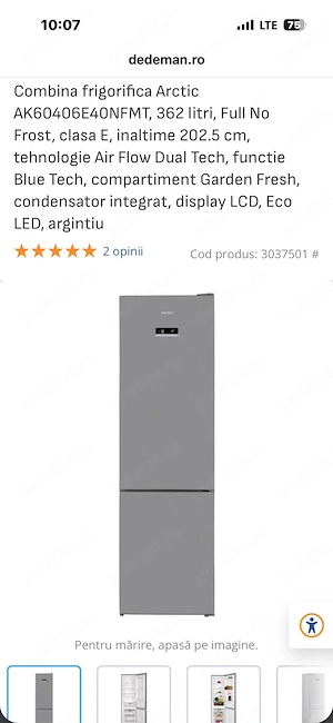 Combina frgirifica arctic full no frost