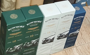 Whisky whiskey Set Bowmore Editie 2021 1,2,3 Aston Martin