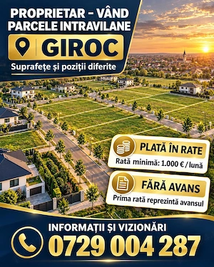 Parcele Intravilane Giroc