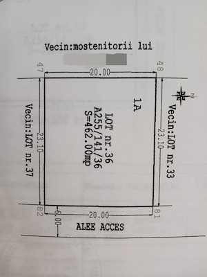 Teren extravilan Tuzla 460m2