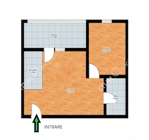 Apartament cu 2 camere balcon loc parcare zona Arhitectiilor Sibiu - imagine 6