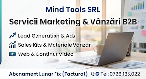 Servicii Marketing & Suport Vânzări B2B | Lead Generation & Google Ads 