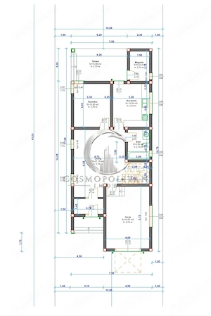 Loc pentru constructie casa ~ comuna Maracineni/BZ – primarie ~ 400mp - imagine 4